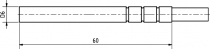 Pt1000TG68 / E, sonde de température, câble 5 m