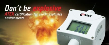 Nouveau - Capteurs programmables avec sortie 4-20mA avec certification ATEX pour utilisation en environnements explosifs