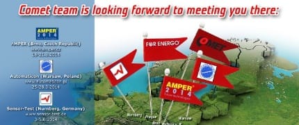 Où vous pouvez rencontrer COMET en 2014
