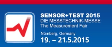 Retrouvez-nous à SENSOR+TEST 2015