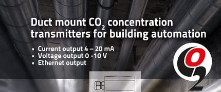 Nouveau transmetteur de CO2 à montage sur conduit