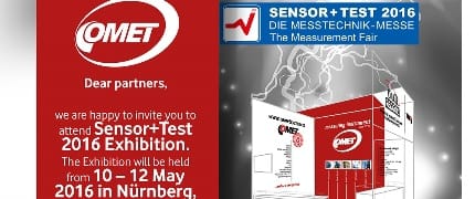 Rendez-nous visite à SENSOR+TEST2016
