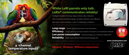 COMET élargit la famille LoRa – surveillance fiable, contrôle plus intelligent - découvrez W0941 & W0941E !