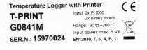 Enregistreur de température avec modem GSM intégré.