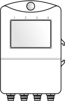 Thermomètre pour 2 sondes externes + 2x entrées 0-5V avec afficheur.