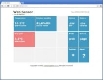 Capteur Web avec PoE - Hygromètre de thermomètre à distance avec interface Ethernet