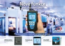 Thermomètre-hygromètre avec sonde de température magnétique pour mesurer les températures de surface