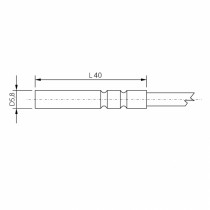 Pt1000TG8 / 0, sonde de température, câble 10 m