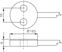 Pt1000TG7 / 0, sonde de température, câble 10 m