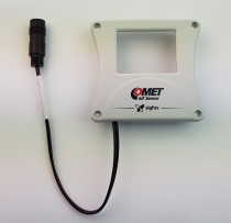 Adapter for external supply of IoT sensor with radio output to Sigfox network