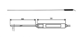 2021-150 / 0, sonde de température, câble 1 m