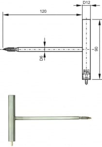 2071-030 / 0, sonde spéciale avec connecteur CINCH