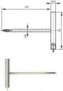 2071-030 / 0, sonde spéciale avec connecteur CINCH