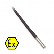 Temperature probe Pt1000TG8Ex/E, ELKA connector, for ATEX zone II, cable 5 meters