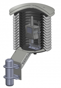 COMETEO Protection anti-rayonnements à plaques multiples pour capteurs, à ventilation naturelle