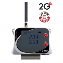 IoT Wireless Temperature Datalogger for 4 external probes, with built-in GSM modem and Flat Rate SIM Card