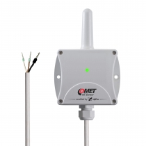 Wireless thermometer with built-in sensor and with pulse counting input, IoT Sigfox