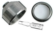 Réceptable pour le réglage et le contrôle de l'humidité relative.
