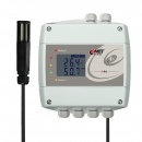 Capteur de température et d'humidité avec interface Ethernet et relais, équipé d'une sonde externe DigiL avec câble de 10 m