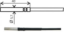 N1ATG8 / C, sonde de température avec capteur Ni1000, câble 2 m
