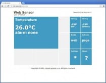 Capteur Web - Thermomètre avec interface Ethernet