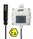 Transmetteur de température et humité relative avec câble de 1m, sortie 4-20mA - ATEX T3111EX
