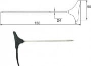 2091-250 / E, Sonde collée, câble 10 m