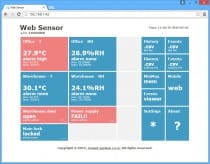 WebSensor avec PoE - Deux canaux avec des entrées binaires