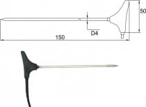 2091-250 / M, Sonde collée, câble 5 m